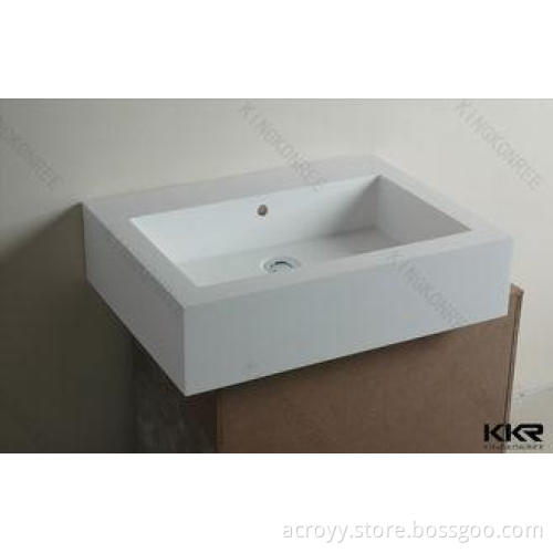 Italian Design Resin Bathroom Wash Basins / Above Counter W